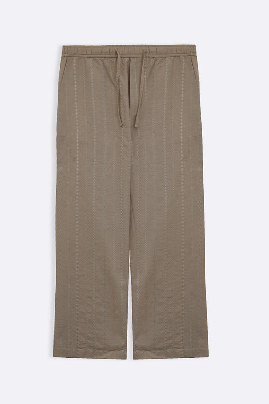 EMBROIDERED STRAIGHT PANTS