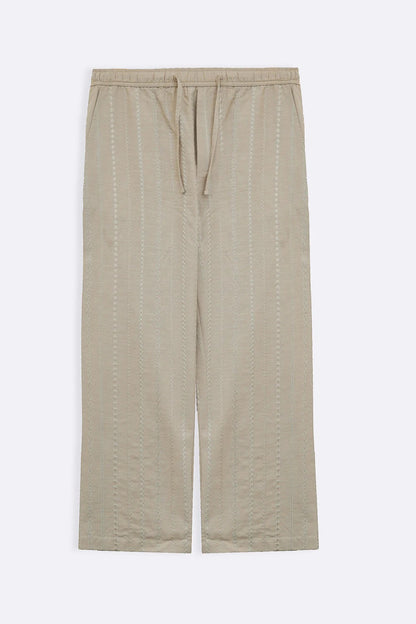 EMBROIDERED STRAIGHT PANTS